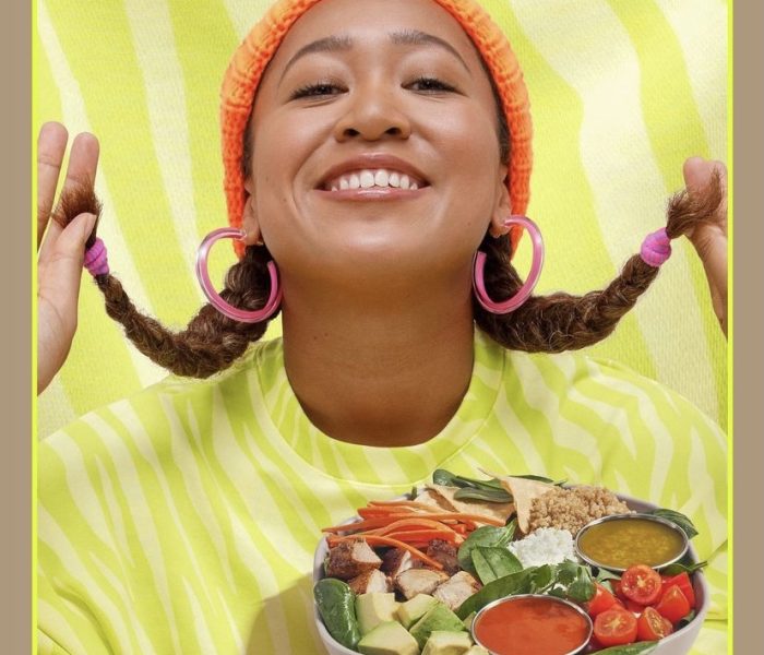 Naomi Osaka with SweetGreen